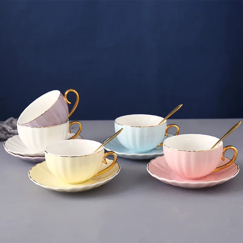 Afternoon Tea Cup and Saucer Set