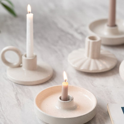 Nordic Ceramic Candle Holder